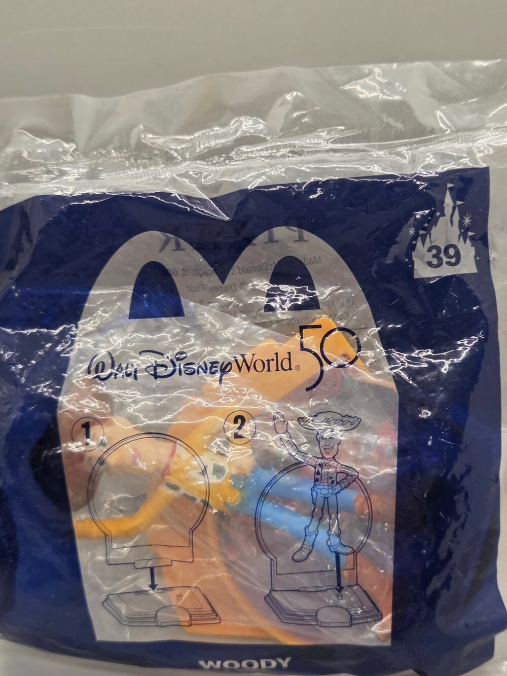 2021 McDonald’s Walt Disney World 50th Anniversary #39 WOODY Happy Meal Toy